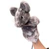 Cute White Cartoon Gray Mouse Yellow Cat Plush Puppet For Children Role Playing