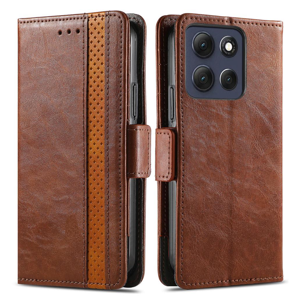 CASENEO For Motorola Moto G86 Power 5G Phone Cases PU Leather Cover Stand with RFID Blocking Wallet