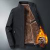 Jacket Cotton Thickened Thermal Stand-up Collar Top Dad Large Size Casual Cotton-padded Clothes