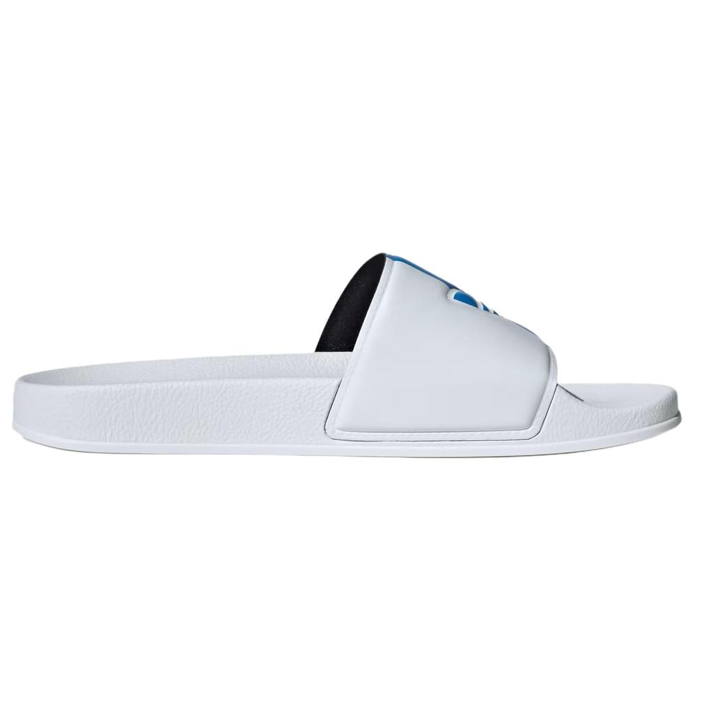 adidas Adilette Slides Cloud White Bright Blue