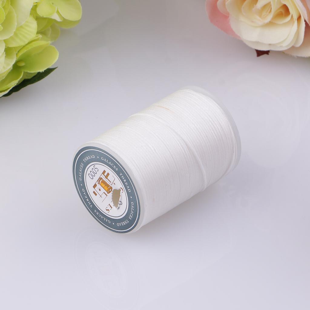 Waxed Polyester Sewing Thread Heavy Duty Embroidery Cord Multicolored Spool for DIY Leathercrafts Hand Sewing Accessories