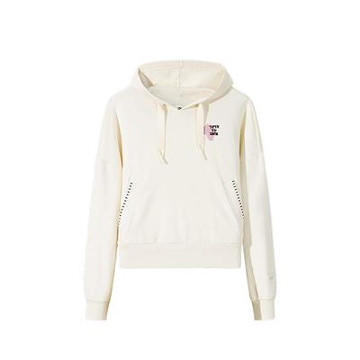 Comfortable Breathable Loose Hoodie Women Tops Cloud-White 162448715S-1