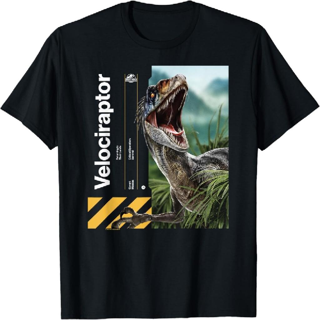 Jurassic World Rebirth Velociraptor Covert Mission T-Shirt