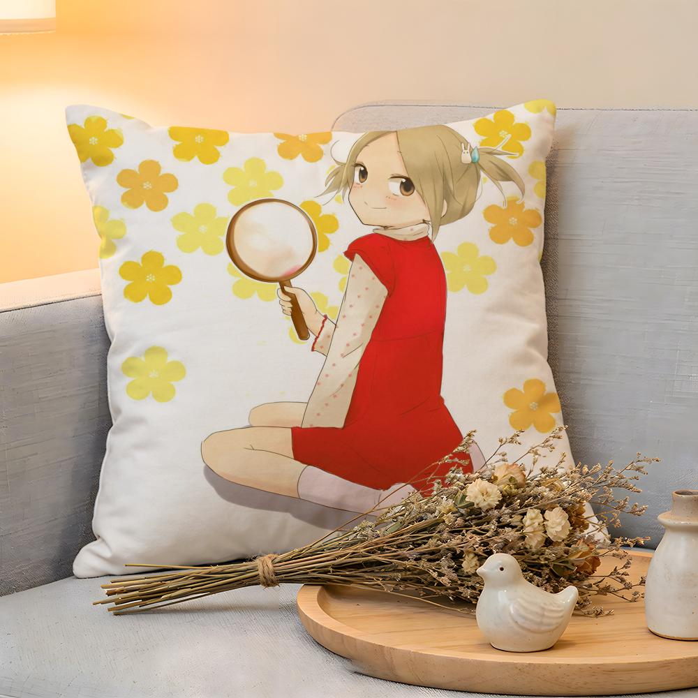 Cushion Cover  Linen  SkinFriendly Soft Decorative Case for Sofa Home Decor Bunny Drop Anime Pillow cover