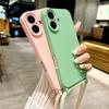 Liquid Silicone Lanyard Phone Case For Apple iPhone 16 15 14 13 12 11 Plus Pro Max Hand Strap Rope Protection Shockproof Cover