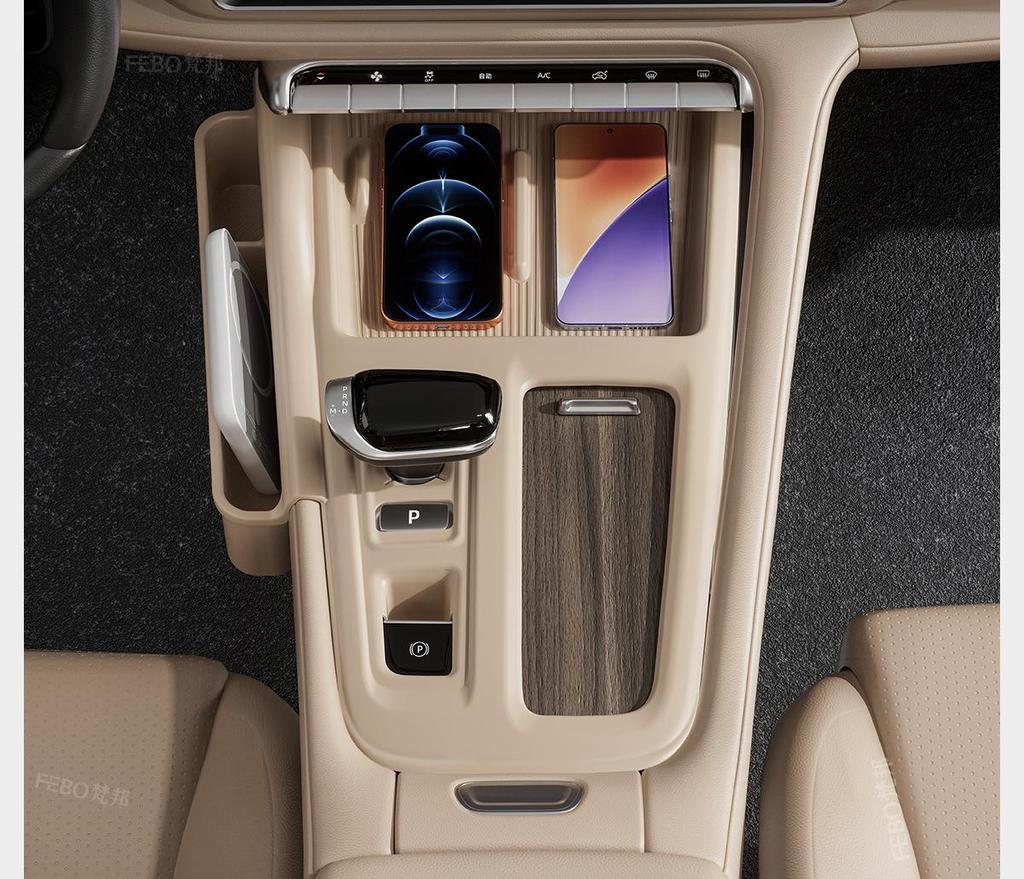 Fits 26 Geely Xingyue L Models: Central Control Silicone Storage Box Organizer.