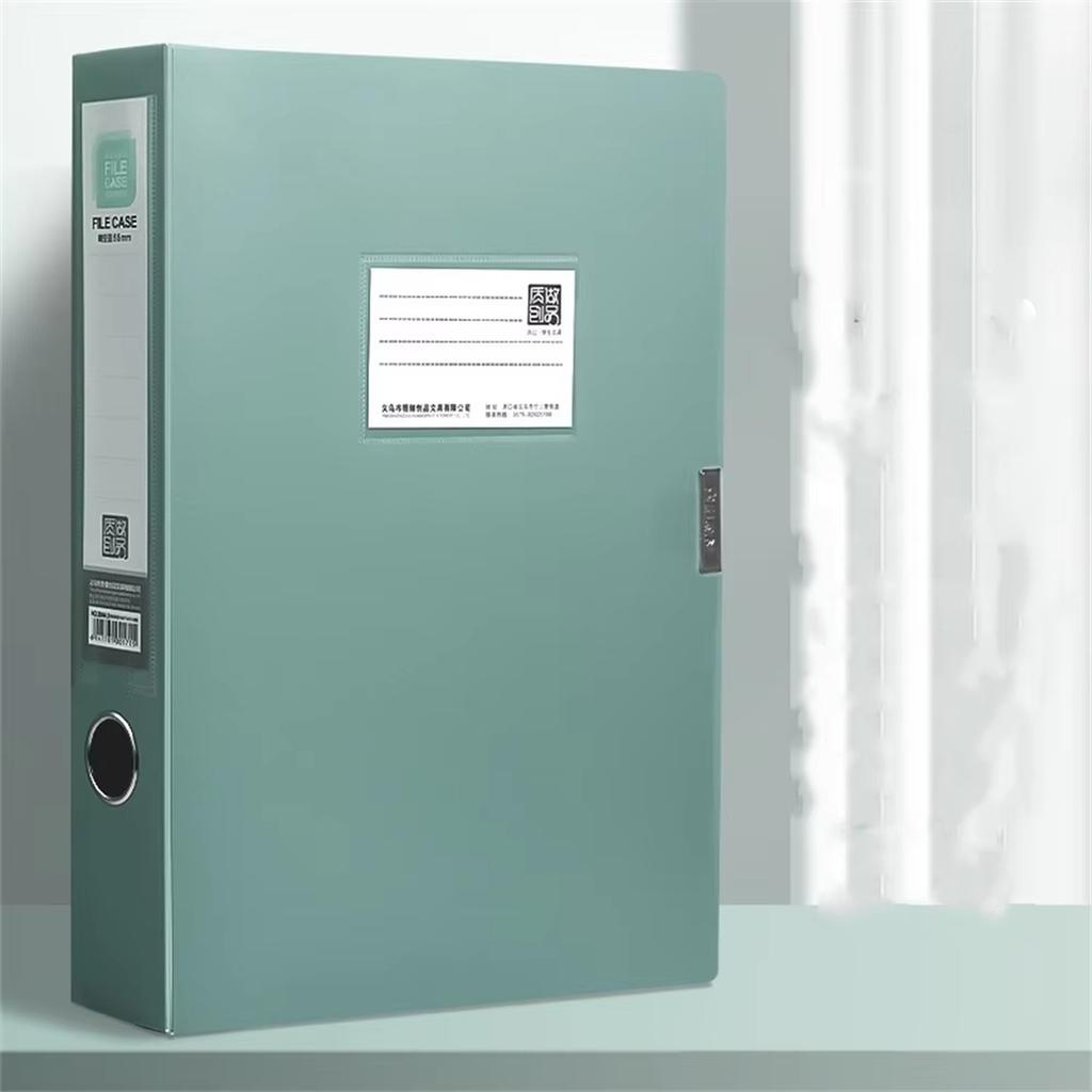 Morandi Folders - PP Thickened Supplies, Foldable A4 Size, Vintage Color, Plastic File Organizers