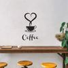 Wall  Sticker Coffee Cup Pattern Pvc Kitchen Oil-proof Anti-fouling Home Decoration Sticker