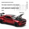 Caipo 88733 Simulation Challenger Alloy Car Model: Detachable Assembly Toy Ornament