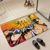 Anime A Saint Seiya Floor Mat Eco  Flannel Doormat Non Slip Odorless Indoor Floor Rug Soft Short Plush Home Mat