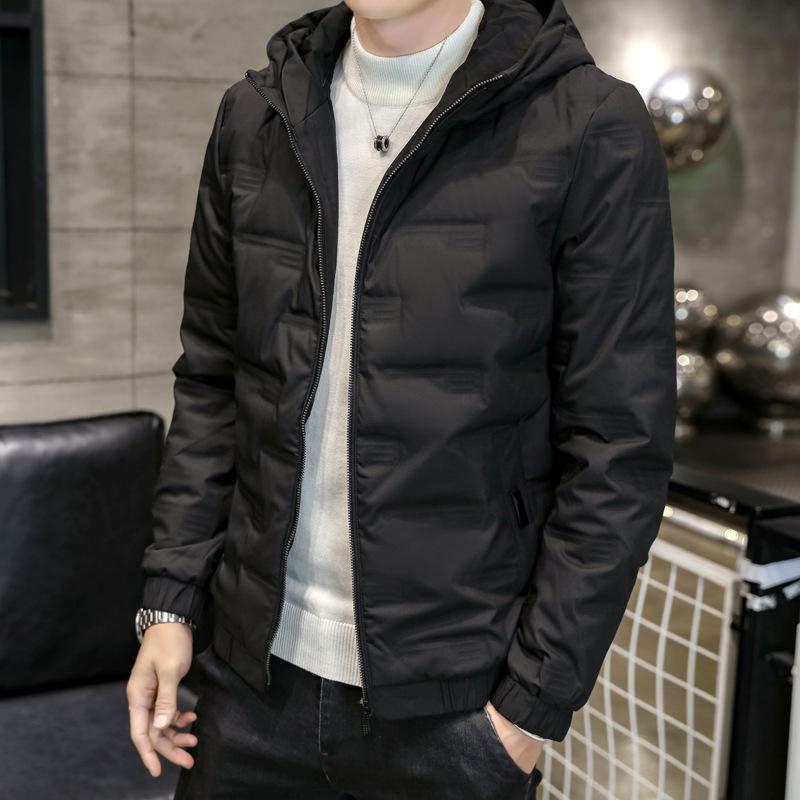 Winter Down Jacket Men's Thickened Jacket Korean Version Tooling Light and Short Men's Down Jacket