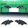 Car License Plate Decor 1 Pair Bat Wing Decoration, Gothic Black Exterior Accessories for Vehicle Front Rear Plates, Truck SUV
