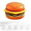 6 in 1 Burger Ceramic Mini Plate Set Creative Hamburger Styling Meal