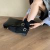 2025 autumn new retro low-heeled Maillard short boots slim Korean version boots women's black khaki green