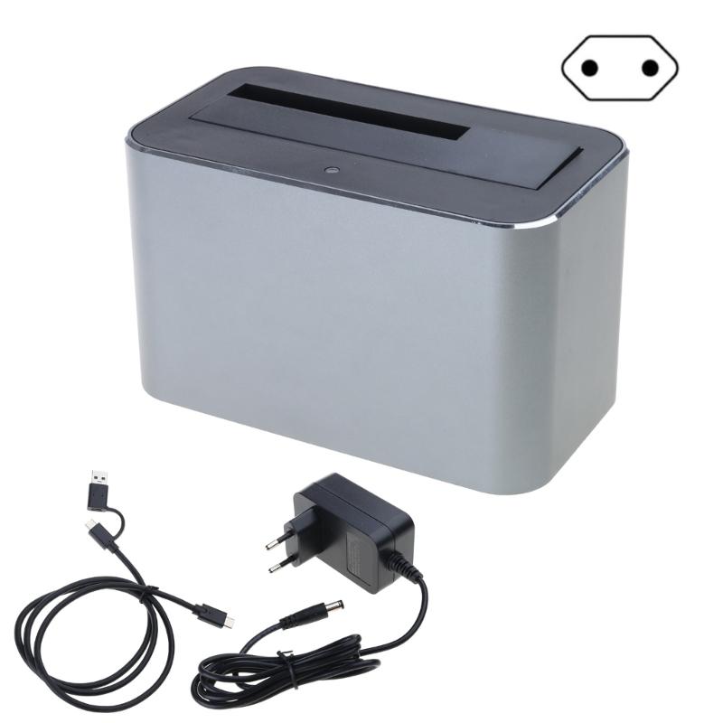 

3.5/2.5Inch Hard Drive Disk Case Box With USB 3.0 Interfaces Supports Up To 20TB SSD Enclosure Adapter Aluminum