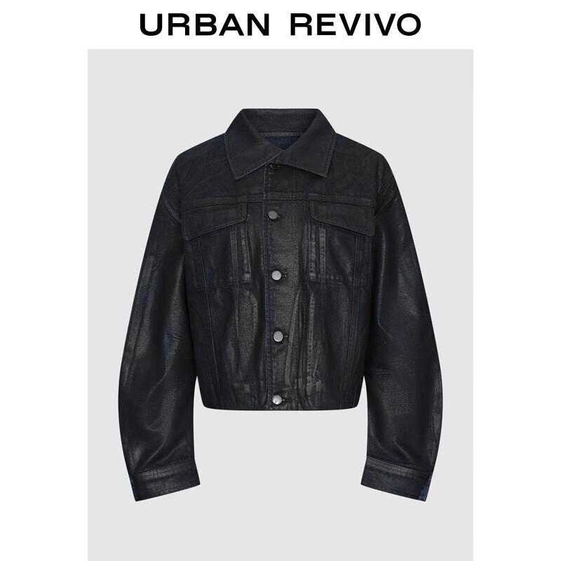 

Женская джинсовая куртка UR в стиле ретро с эффектом потертости L