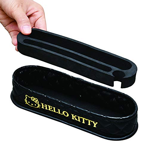 Seiwa Hello Kitty Accessory Case KT531 Black & Gold HELLO KITTY