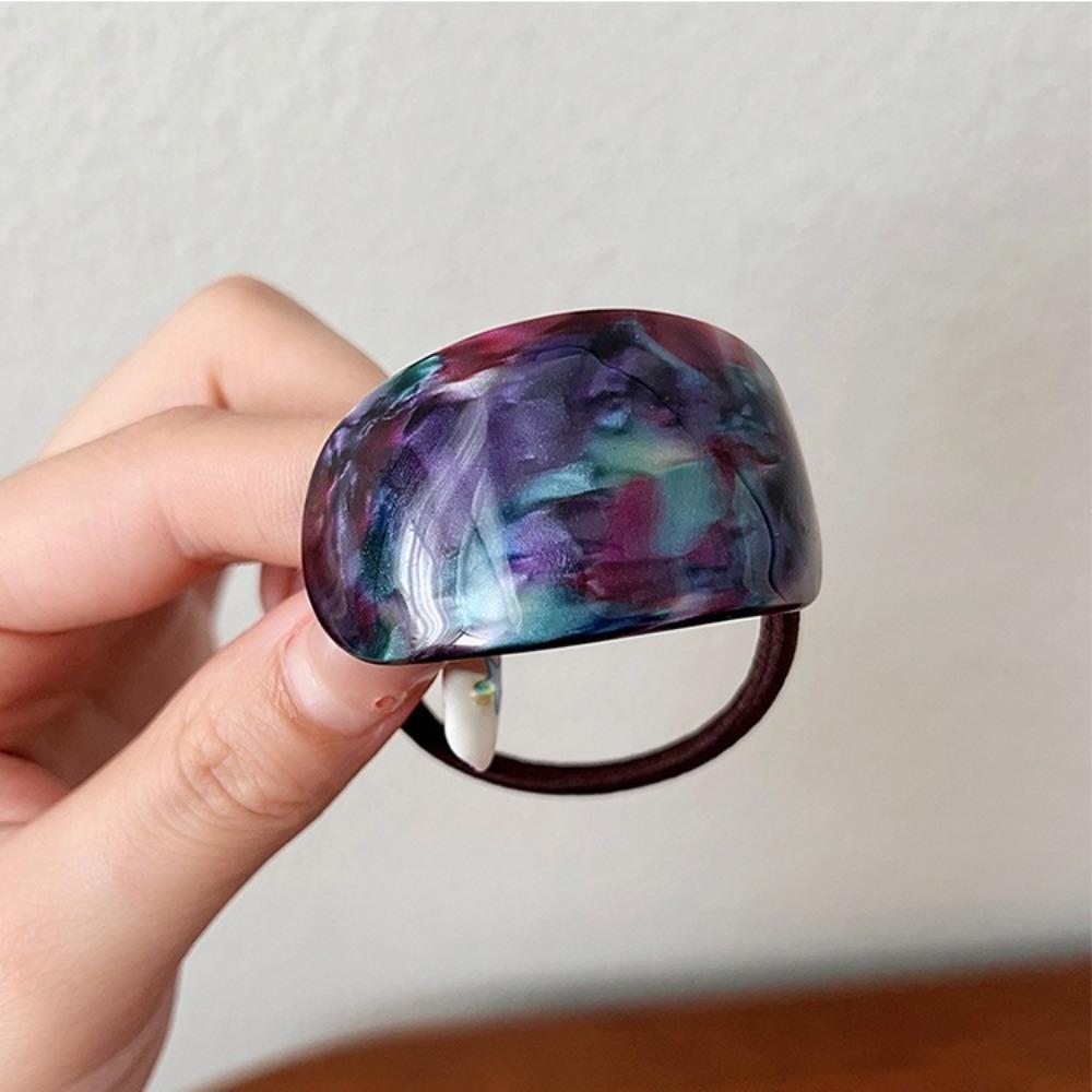 Portable Hair Ring Elastic Rubber Band Fashionable Head Rope  Women
