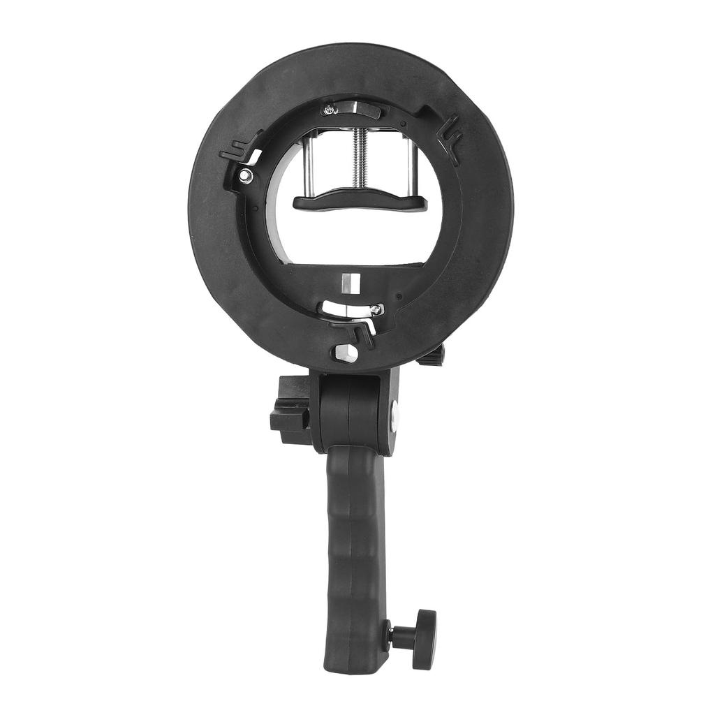 S Type Bracket for Bowens Mount Holder S Type Bracket Holder for Speedlite Flash Snoot Softbox Beauty Dish Reflector