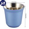 85ML Reusable Coffee Mug Double Wall Stainless Steel Tea Coffee Cup Whiskey Milk Mugs Outdoor Cup