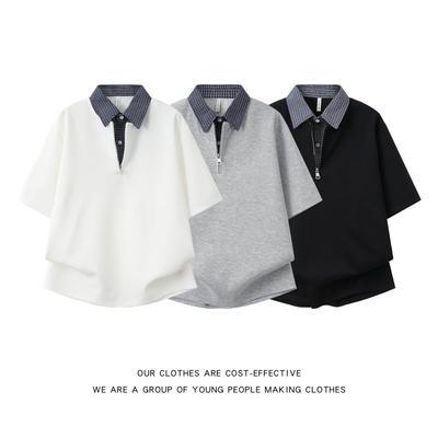 2026 Summer Designer Short Sleeve Collared T-Shirt - Fashionable, Versatile, Loose Casual Style with a High-End Feel