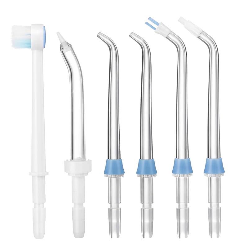 Запасная часть для Waterpik или других ирригаторов/флоссеров для воды (Ирригатор AquaFlosser 6 насадок) AquaFlosser 6 tips