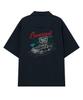 COVERNAT Graphic Half Shirt Navy