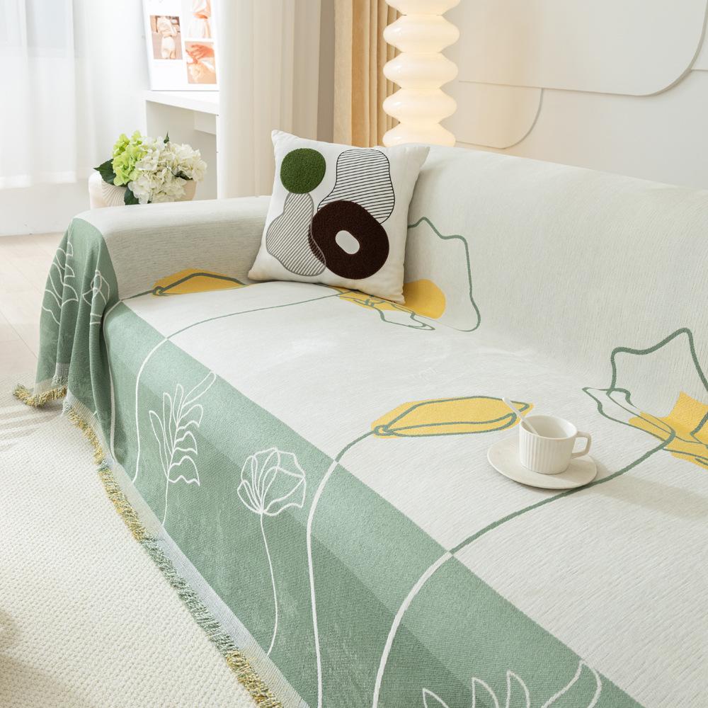 

Чехол для дивана с защитой от царапин, эластичный чехол для дивана, универсальная подушка Four Seasons, чехол для дивана с рисунком из мультфильма 180X130