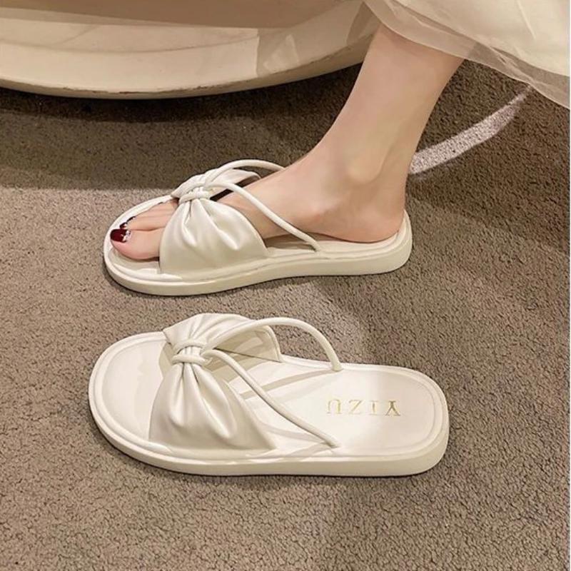 

Домашние тапочки-шлепанцы с бантом для женщин и женские сандалии с открытым носком, домашние шлепанцы, зеленые, для улицы, пляжная обувь, B ПВХ шлепанцы, W I F G 40