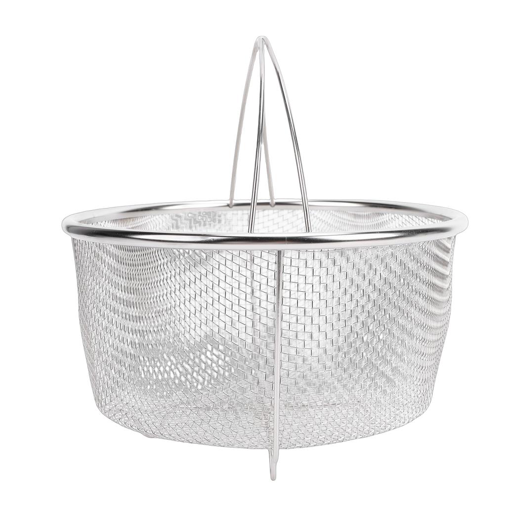 Pressure Cooker Strainer Multifunctional Stainless Steel Pressure Cooker Steam Basket for Frying Food 20cm   7.9in
