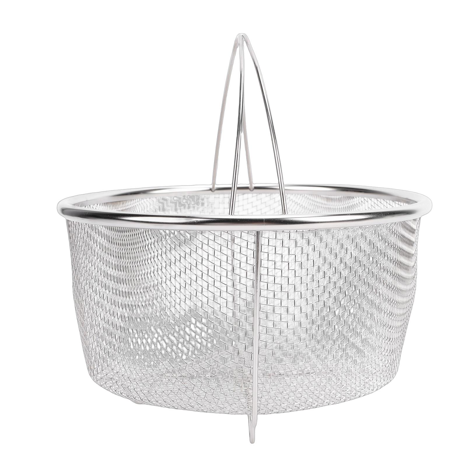 Musysh Pressure Cooker Strainer Multifunctional Stainless Steel Pressure Cooker Steam Basket For Frying Food 20Cm 7.9In