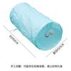 Interactive Cat Tunnel Toy Chew Resistant Kitten Play Tube With Teaser Wand For Indoor Cats Kittens Home Play Gift Christmas