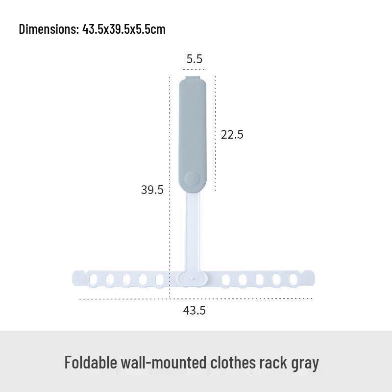 Foldable Portable Clothes Hanger - Space-Saving, Multi-functional Drying Rack for Travel, Business Trips, Dorms, and More