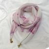 Elegant Floral Print Silk Scarf for Women