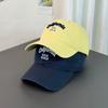 Fashion Hat Big Head Circle Letter Embroidery Soft Top Baseball Cap Califor American Men's and Women's Fashion Casual Face Duck Tongue