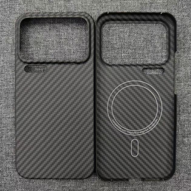 Aramid Fiber case for Xiaomi 17 Pro Max for Samsung for Mi for Huawei for VIVO Magnetic Business Phone case