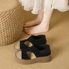 Platform Sandals Women's New Summer Two Wear Great Look Beautiful Not Tired Feet with Skirt Shoes