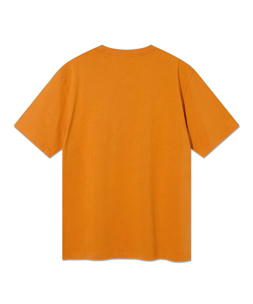 LEE Big Twitch Logo Short Sleeve T-Shirt Orange