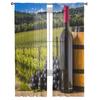 Weinberg Wein Chiffon Gardinen für Wohnzimmer Dekoration Fenster Voile Tüll Vorhang Vorhänge