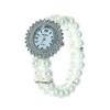 Japanese & Korean Style Pearl Rhinestone Heart Bracelet Watch - Women's Quartz Watch