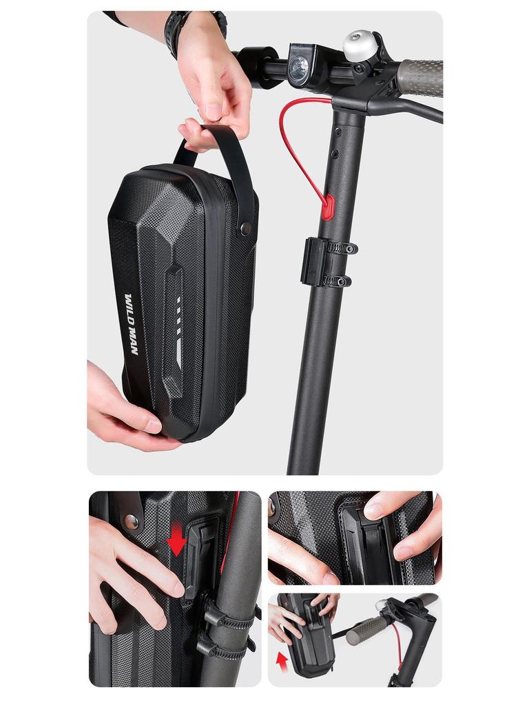 WILD MAN EVA Quick-Release Electric Scooter Handlebar Bag