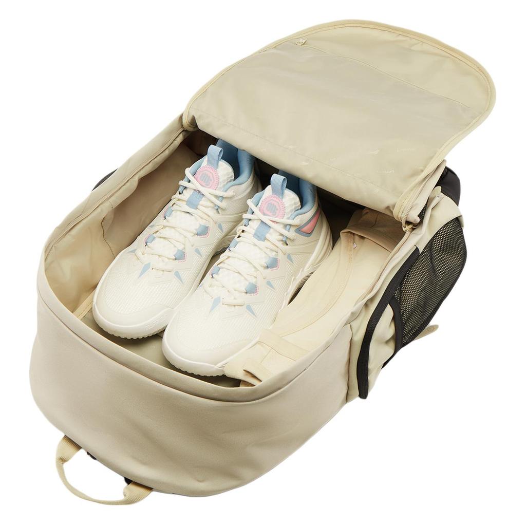 New LiNing BadFive Polyester Backpack Unisex Foam Khaki ABSV209-3