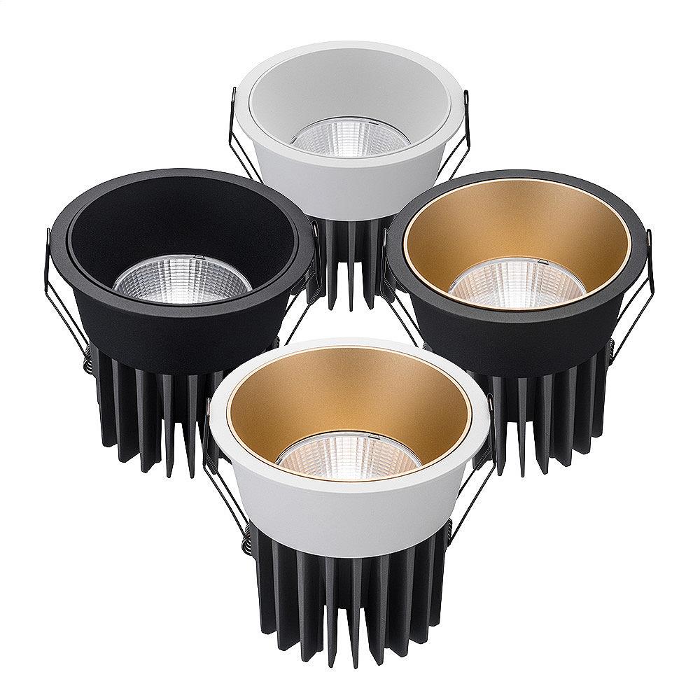 7W 12W COB LED Downlight Aluminium Spotleuchte Einbau Deckenlampe 110V-220V Für Zuhause Wohnzimmer Küche Vitrinenbeleuchtung