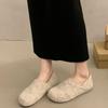 Winter Women Comfort Loafer Shoes Fashion Shallow Slip on Shoes Concise Outdoor Warm Cotton Shoes