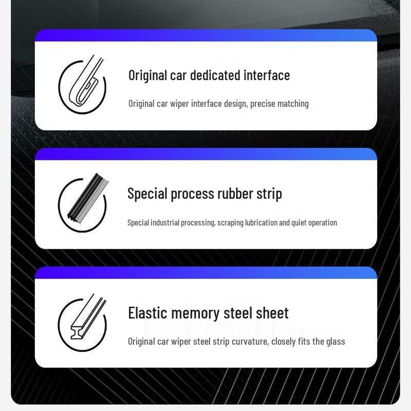 Chery Tiggo 8 PLUS PRO2122 Rahmenlose Frontscheibenwischerblätter