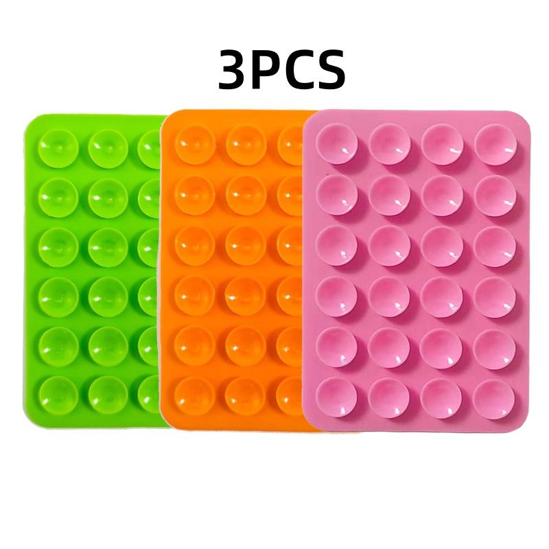 Single-Sided Silicone Suction Phone Holder Mat Multifunctional Suction Cup Wall Anti-slip Detachable Phone Rubber Sucker Pad