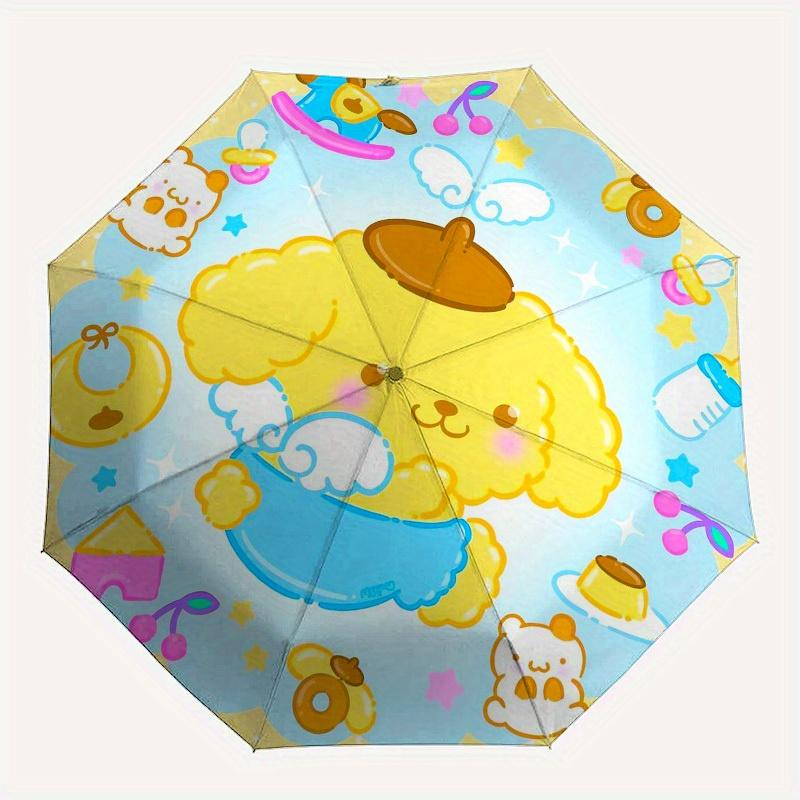 1pc Baby Poodle Bath TimeUmbrella with Plastic Handle,Suitable for All Seasons Home Travel Outdoor UmbrellaSanlio188