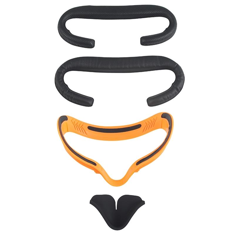 Schützende Gesichtskabinen-Linsenabdeckung Nasenpads für Quest 2 VR-Headset Staubdichte Abdeckungen Schweißfeste Abdeckung