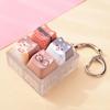 Cute Dog Squeeze Keychain Creative Stress Relief Fidget Pendant Mini Sensory Toy for Handbags Kids Party Gifts