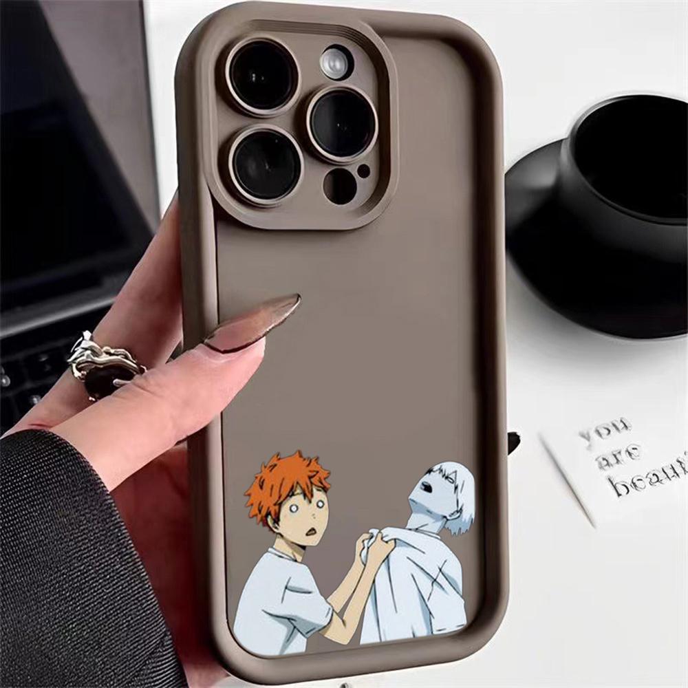 N69 Anime Haikyuu X Reader art Мягкие чехлы для телефонов с ангельскими глазками — фото 14